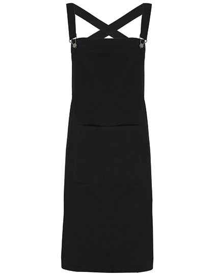 Cross Back Barista Bib Apron - PW129