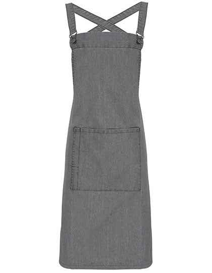 Cross Back Barista Bib Apron - PW129