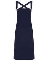 Cross Back Barista Bib Apron - PW129