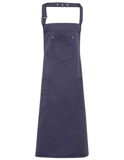 Cotton Chino Bib Apron - PW132