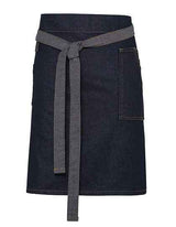 Division Waxed Look Denim Waist Apron - PW135