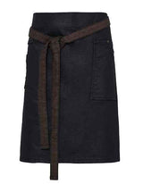 Division Waxed Look Denim Waist Apron - PW135