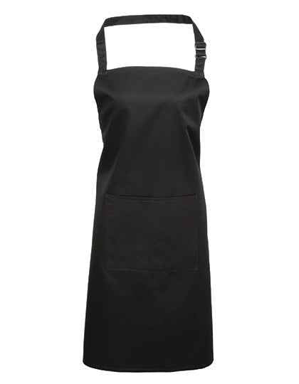 Colours Collection Bib Apron With Pocket - PW154