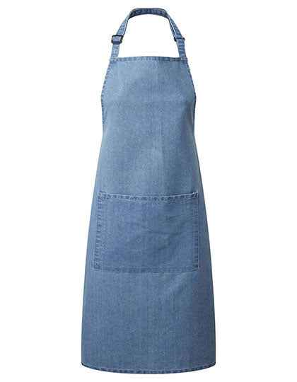 Colours Collection Bib Apron With Pocket - PW154
