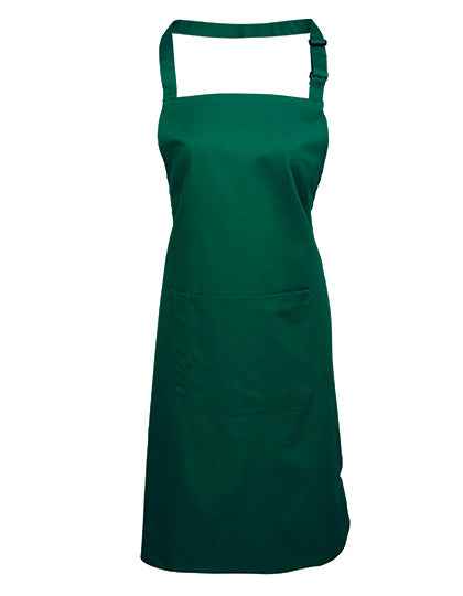 Colours Collection Bib Apron With Pocket - PW154