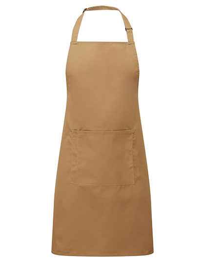 Colours Collection Bib Apron With Pocket - PW154