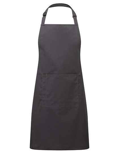 Colours Collection Bib Apron With Pocket - PW154