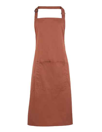 Colours Collection Bib Apron With Pocket - PW154