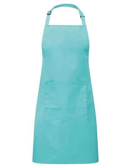Colours Collection Bib Apron With Pocket - PW154