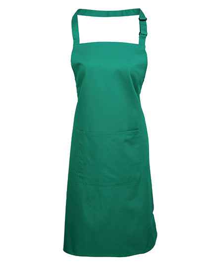 Colours Collection Bib Apron With Pocket - PW154