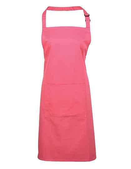 Colours Collection Bib Apron With Pocket - PW154