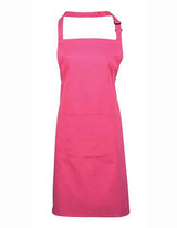 Colours Collection Bib Apron With Pocket - PW154