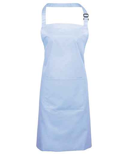 Colours Collection Bib Apron With Pocket - PW154