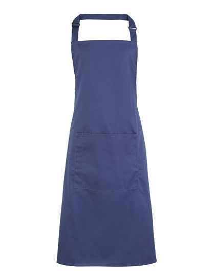 Colours Collection Bib Apron With Pocket - PW154