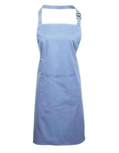 Colours Collection Bib Apron With Pocket - PW154