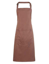 Colours Collection Bib Apron With Pocket - PW154