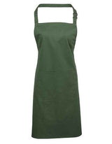 Colours Collection Bib Apron With Pocket - PW154
