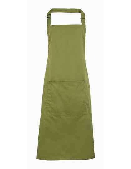 Colours Collection Bib Apron With Pocket - PW154