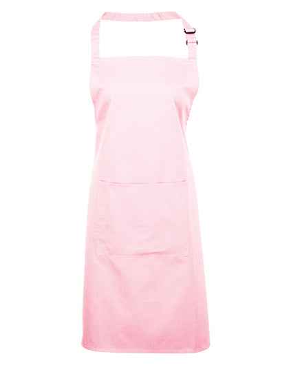 Colours Collection Bib Apron With Pocket - PW154
