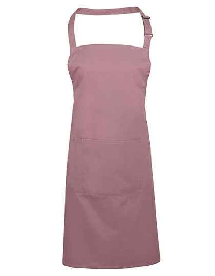 Colours Collection Bib Apron With Pocket - PW154