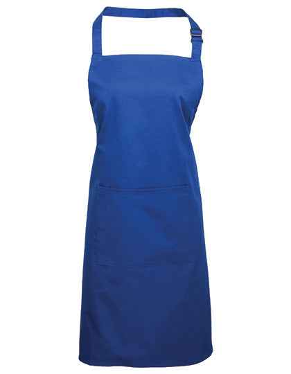 Colours Collection Bib Apron With Pocket - PW154