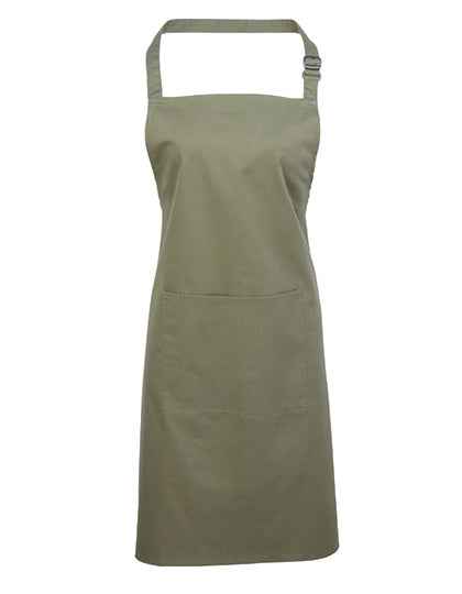 Colours Collection Bib Apron With Pocket - PW154
