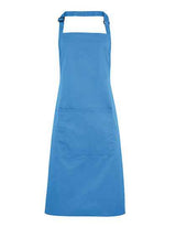 Colours Collection Bib Apron With Pocket - PW154