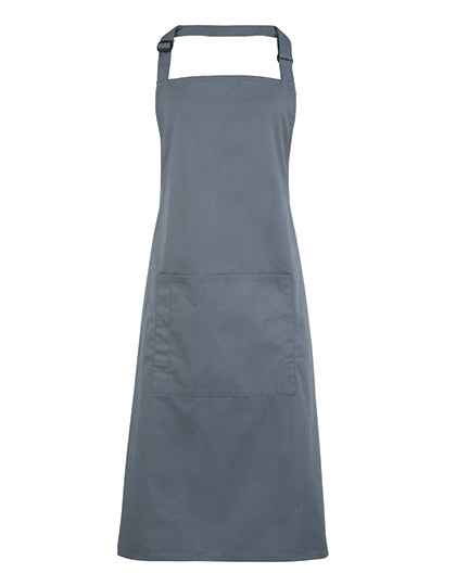 Colours Collection Bib Apron With Pocket - PW154