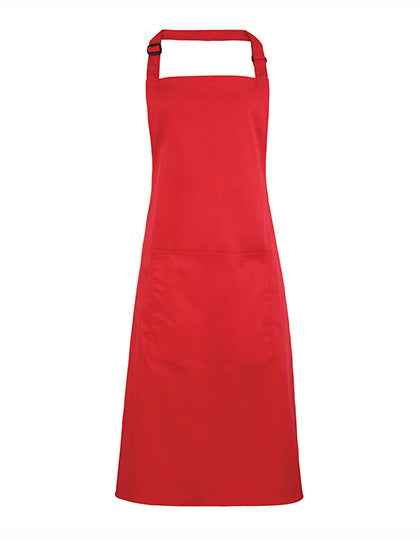 Colours Collection Bib Apron With Pocket - PW154