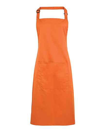 Colours Collection Bib Apron With Pocket - PW154