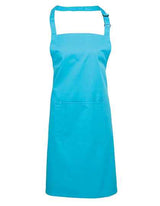 Colours Collection Bib Apron With Pocket - PW154