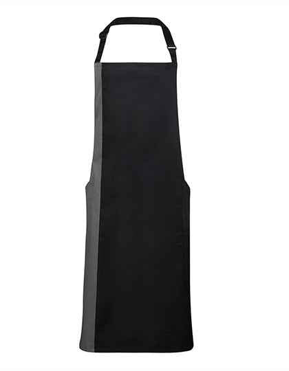 Colours Collection Contrast Bib Apron - PW162