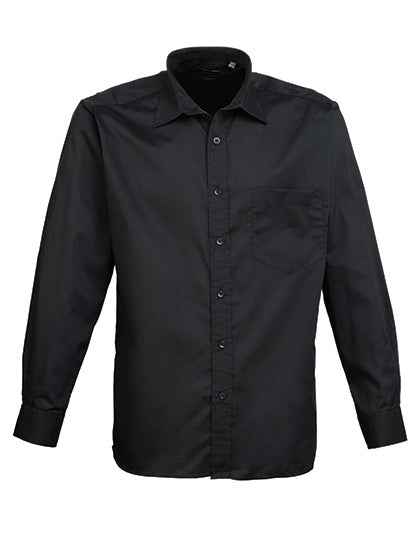 Men´s Poplin Long Sleeve Shirt - PW200
