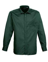 Men´s Poplin Long Sleeve Shirt - PW200