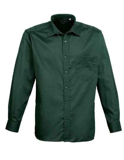 Men´s Poplin Long Sleeve Shirt - PW200