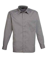 Men´s Poplin Long Sleeve Shirt - PW200