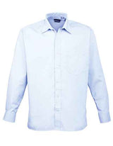Men´s Poplin Long Sleeve Shirt - PW200