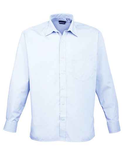 Men´s Poplin Long Sleeve Shirt - PW200