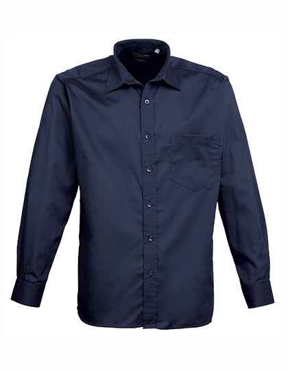 Men´s Poplin Long Sleeve Shirt - PW200