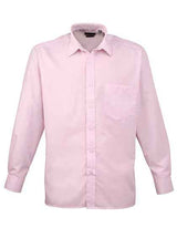 Men´s Poplin Long Sleeve Shirt - PW200