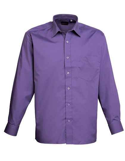 Men´s Poplin Long Sleeve Shirt - PW200