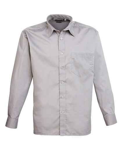 Men´s Poplin Long Sleeve Shirt - PW200
