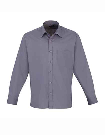 Men´s Poplin Long Sleeve Shirt - PW200