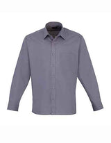 Men´s Poplin Long Sleeve Shirt - PW200
