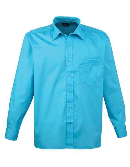Men´s Poplin Long Sleeve Shirt - PW200