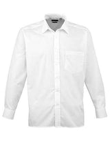 Men´s Poplin Long Sleeve Shirt - PW200