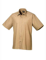 Men´s Poplin Short Sleeve Shirt - PW202