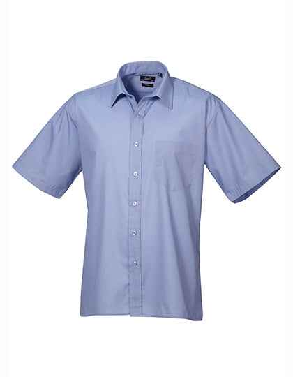 Men´s Poplin Short Sleeve Shirt - PW202