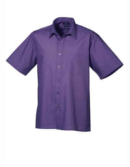Men´s Poplin Short Sleeve Shirt - PW202