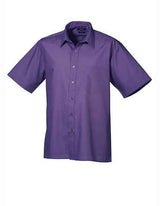 Men´s Poplin Short Sleeve Shirt - PW202